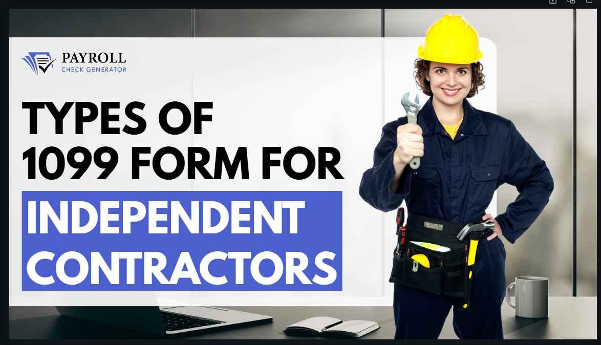 Types of 1099 forms for independent contractors